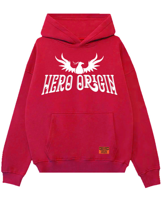 Half Phoenix Hoodie (Red)